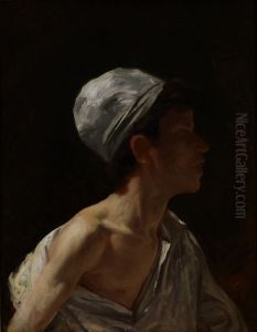 Bust of an Arab Boy in Profile
