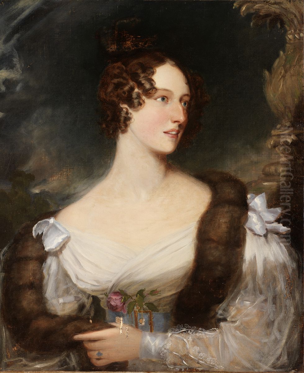 Lady Grace Carteret Oil Painting by Thomas Lawrence