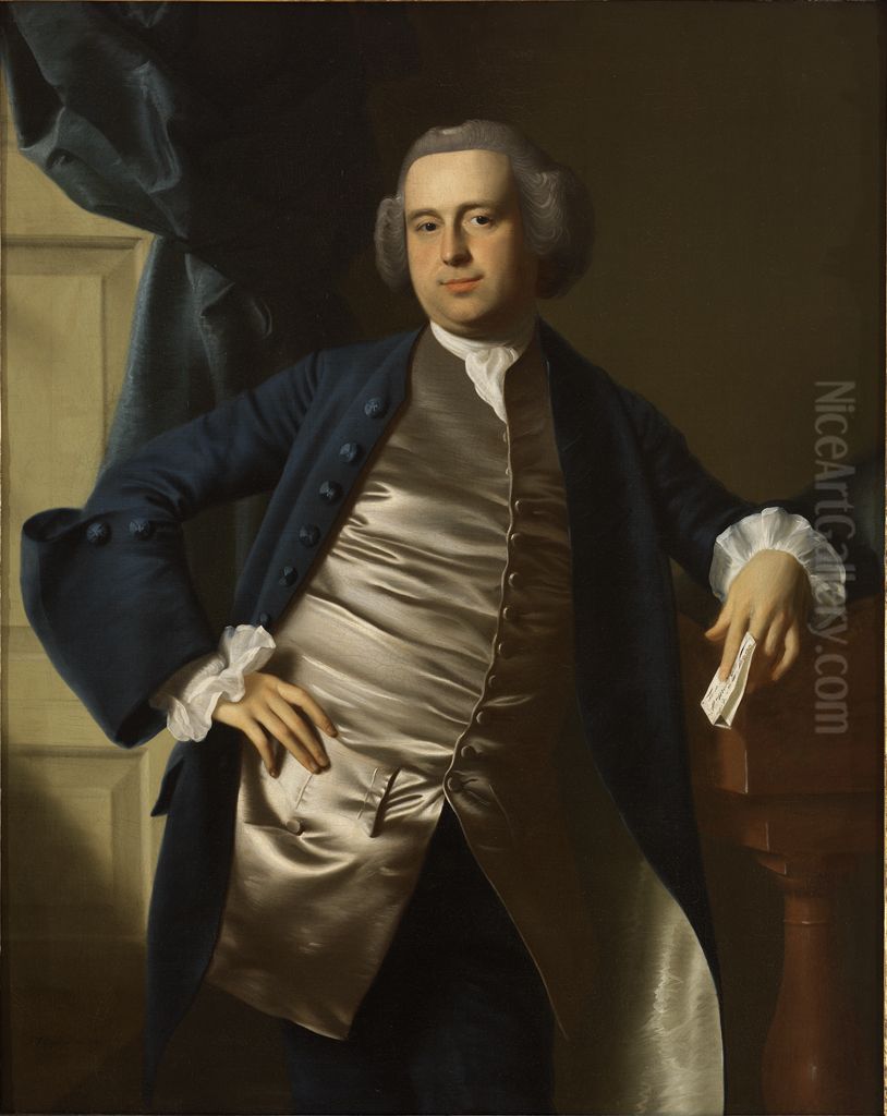 Portrait of Govenor Moses Gill Oil Painting by John Singleton Copley