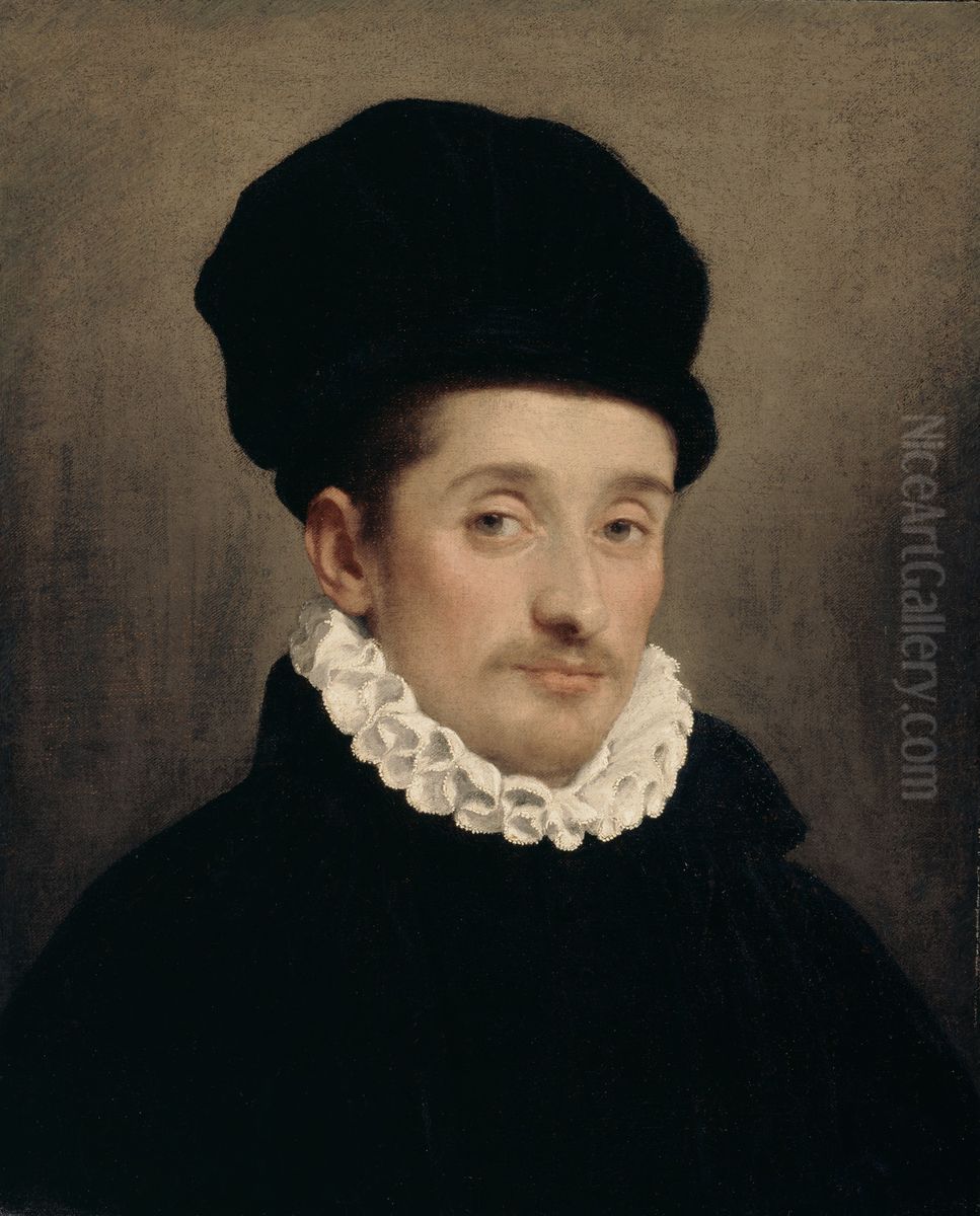 Portrait of a Man Oil Painting by Giovanni Battista Moroni
