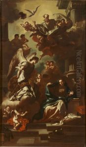 The Annunciation, Modello for Altarpiece of the Church of San Rocco