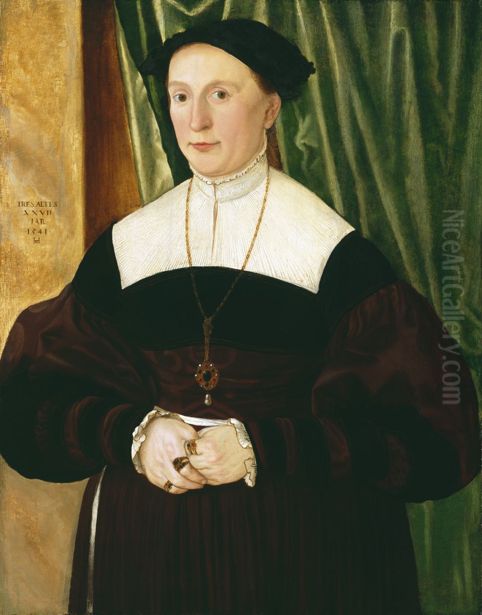 Portrait of a Woman Oil Painting by Hans Muelich
