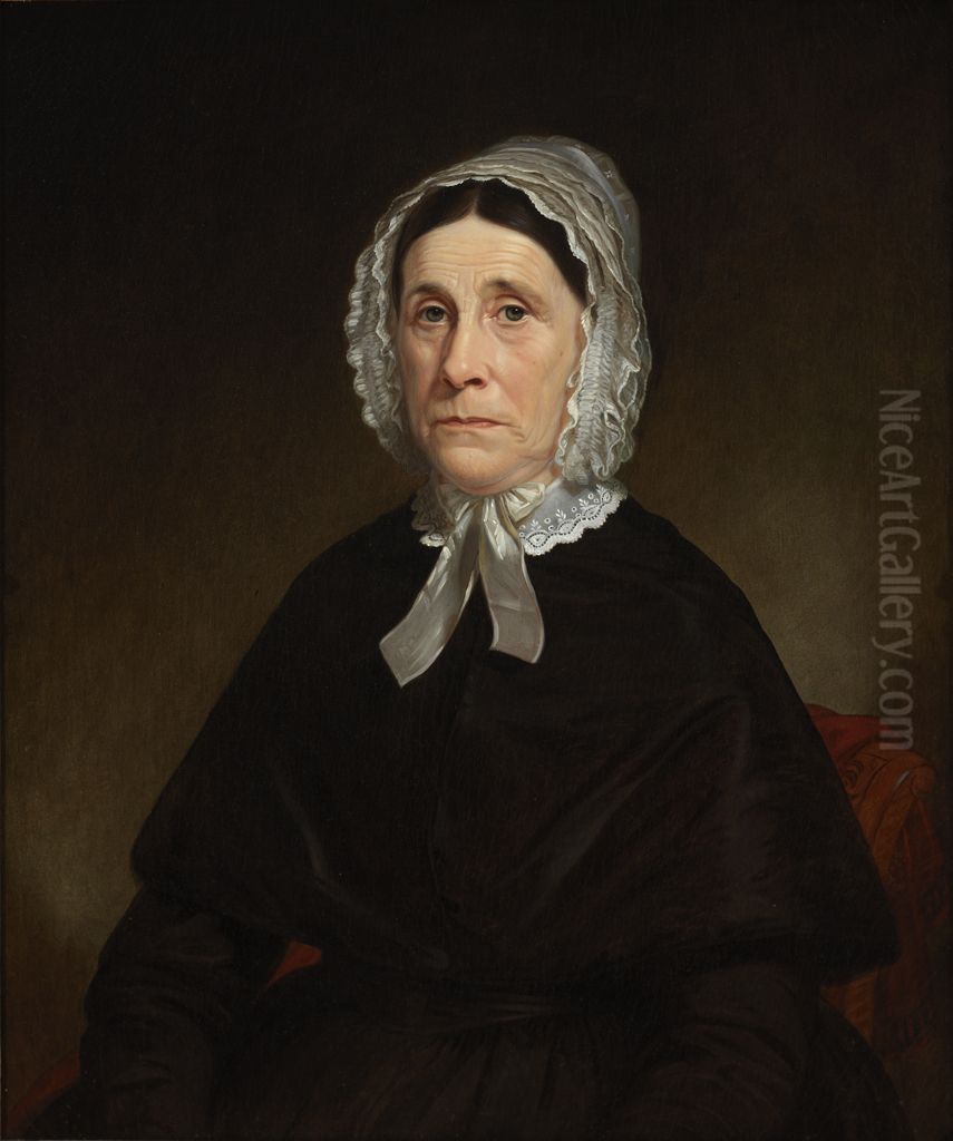 Portrait of Hannah Muncy Smith Oil Painting by William Sidney Mount
