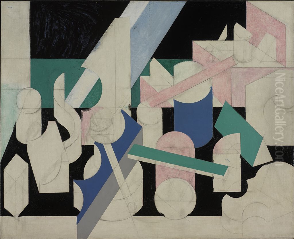 Forms Oil Painting by Patrick Henry Bruce