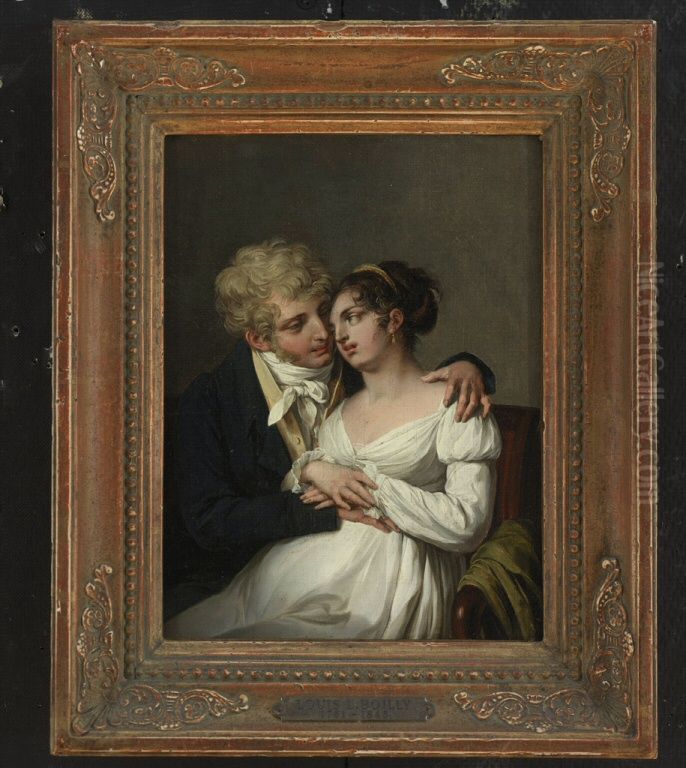 The Ninth Month Oil Painting by Louis-Leopold Boilly
