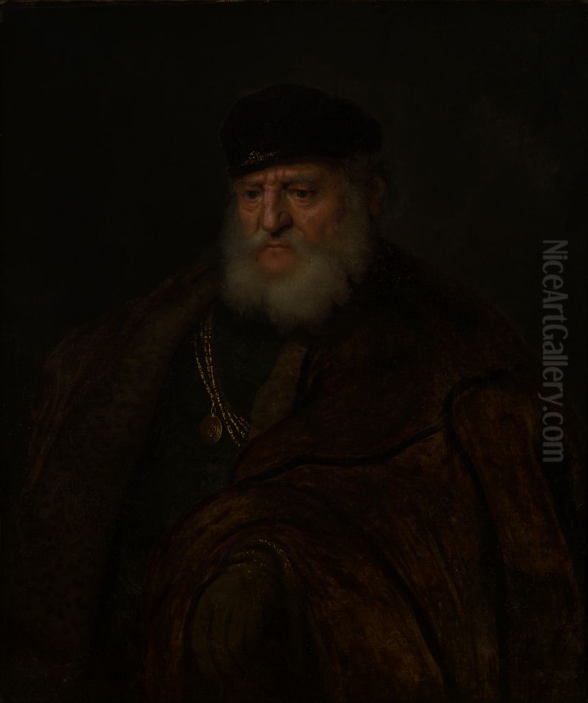 Portrait of an Old Man Oil Painting by Arent de Gelder