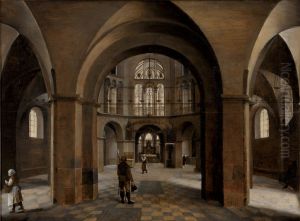 Interior of Aachen Cathedral