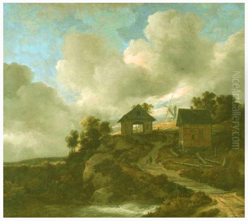 Landschaft Oil Painting by Jacob Van Ruisdael