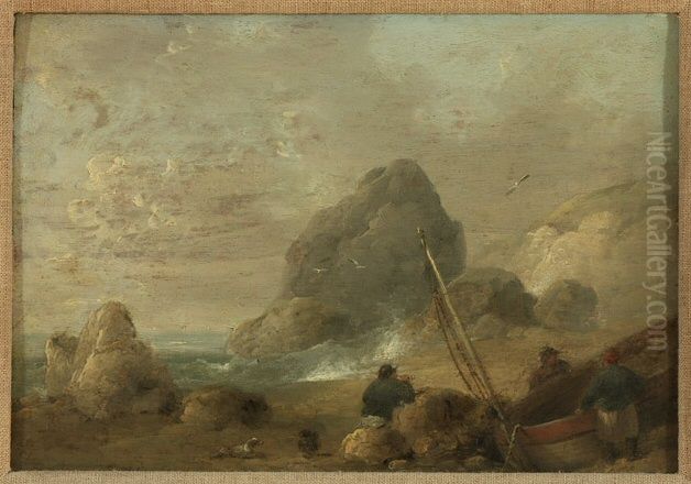 Clearing Skies Oil Painting by George Morland