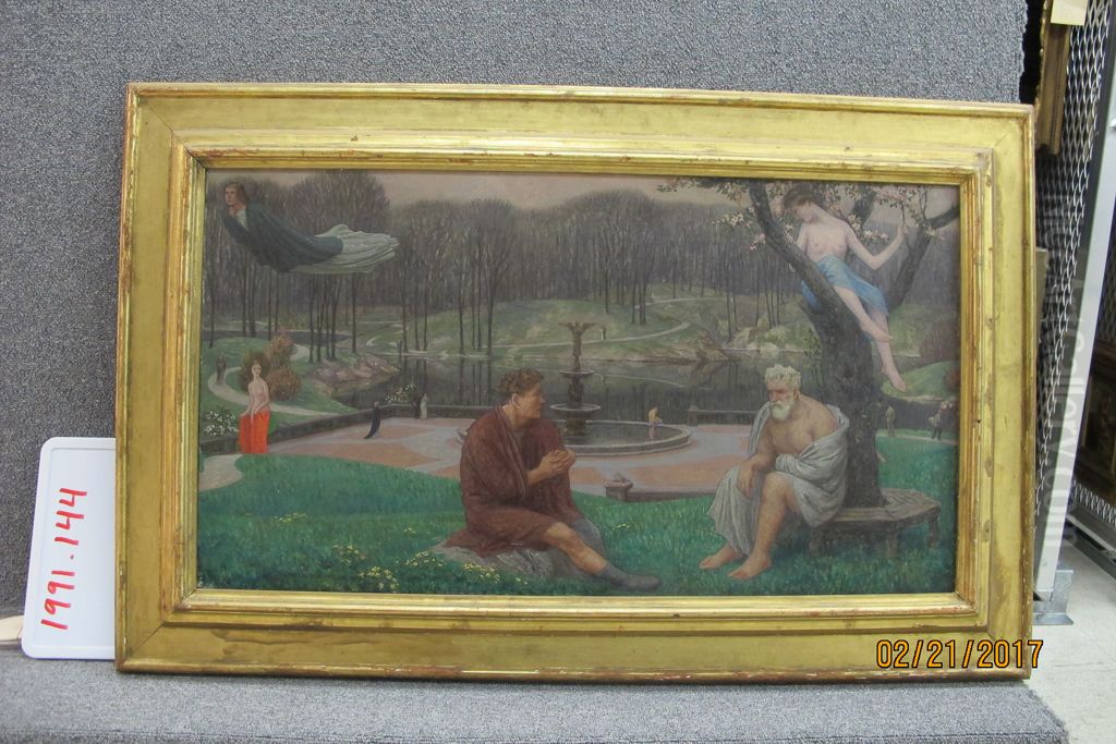 Admonition of the Poet Oil Painting by Bryson Burroughs