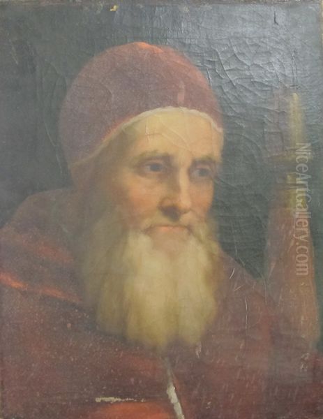 Pope Julius II Oil Painting by Raphael