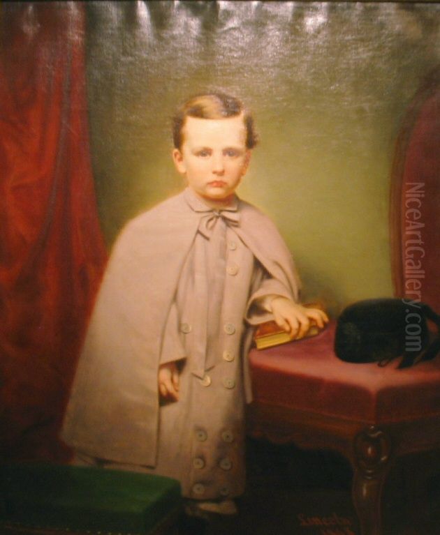 Portrait of Henry A. Pierce Oil Painting by James Sullivan Lincoln