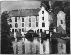 Landscape with a Mill near Ornans