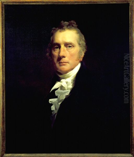Portrait of Robert Sym Oil Painting by Henry Raeburn