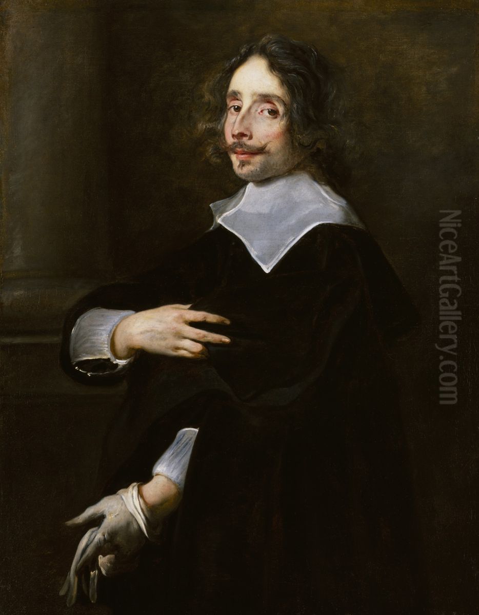 Young Man Oil Painting by Jan Cossiers