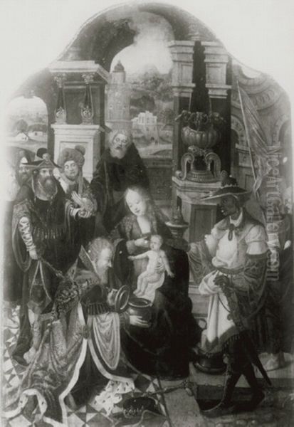Adoration of the Magi Oil Painting by Orley, Bernard van