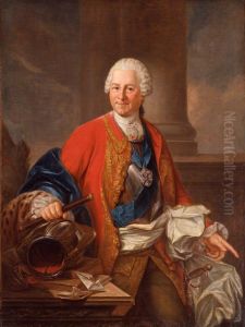 Portrait of count Heinrich von Bruhl (1700-1763)