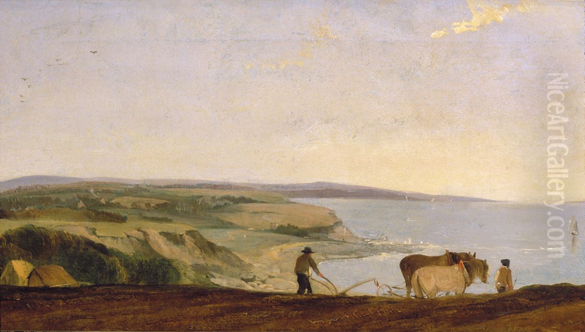 View near Weymouth Oil Painting by John Crome