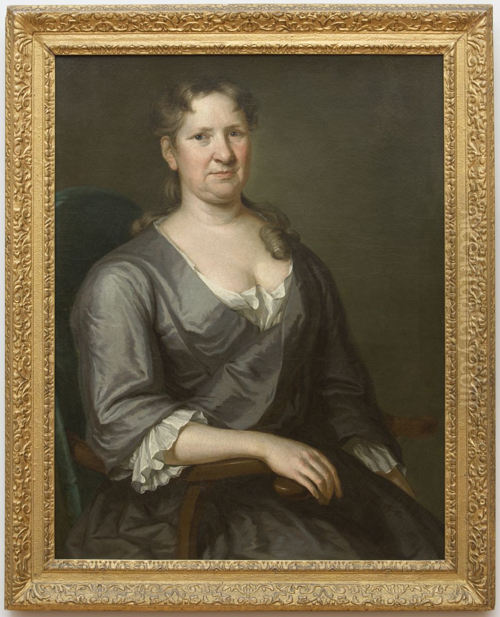 Mrs. John Pitts Oil Painting by John Smibert