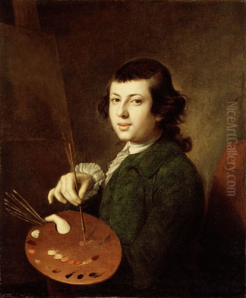 Portrait of an Artist Oil Painting by Henry Benbridge