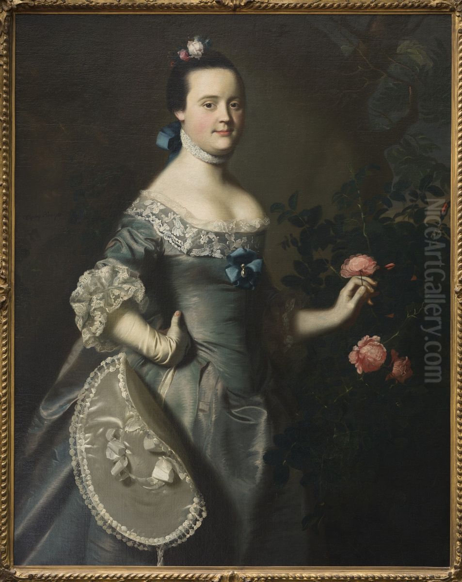 Hannah Loring Oil Painting by John Singleton Copley