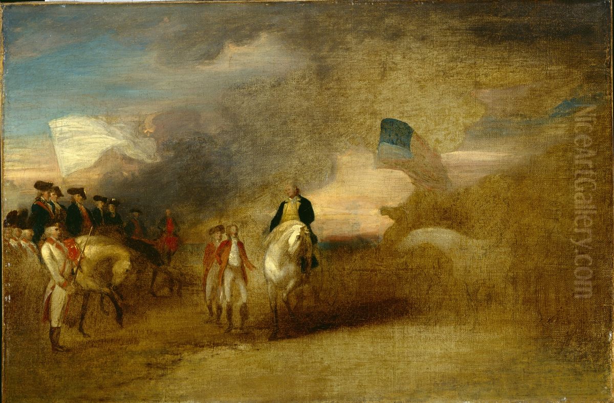 Surrender of Cornwallis at Yorktown Oil Painting by John Trumbull