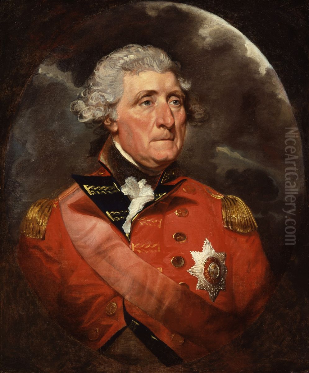 Sir George Augustus Elliott, Baron Heathfield Oil Painting by Mather Brown