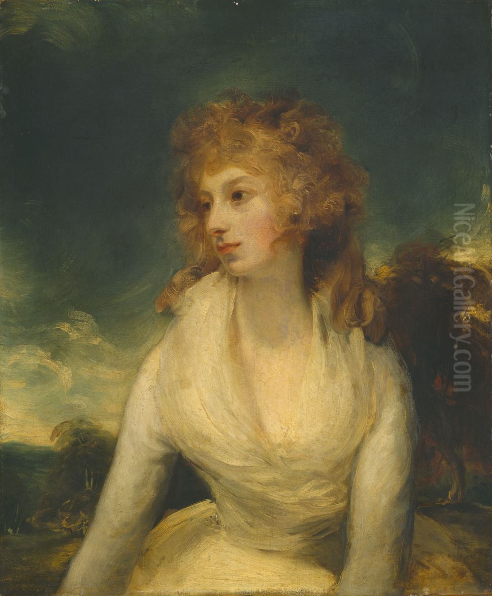 Mrs. Ayscoghe Boucherett Oil Painting by Thomas Lawrence