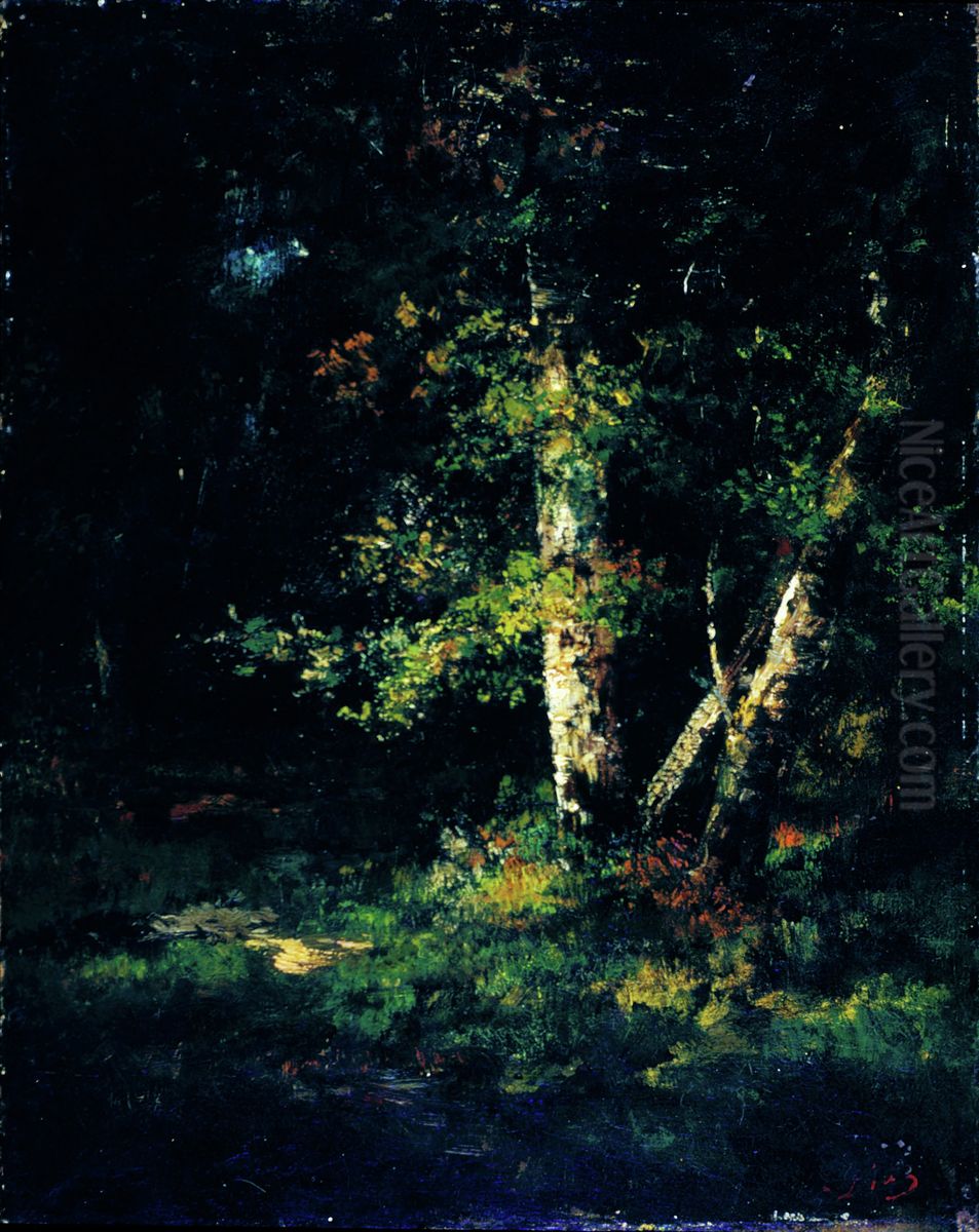 Forest Scene Oil Painting by Narcisse Virgilio Diaz