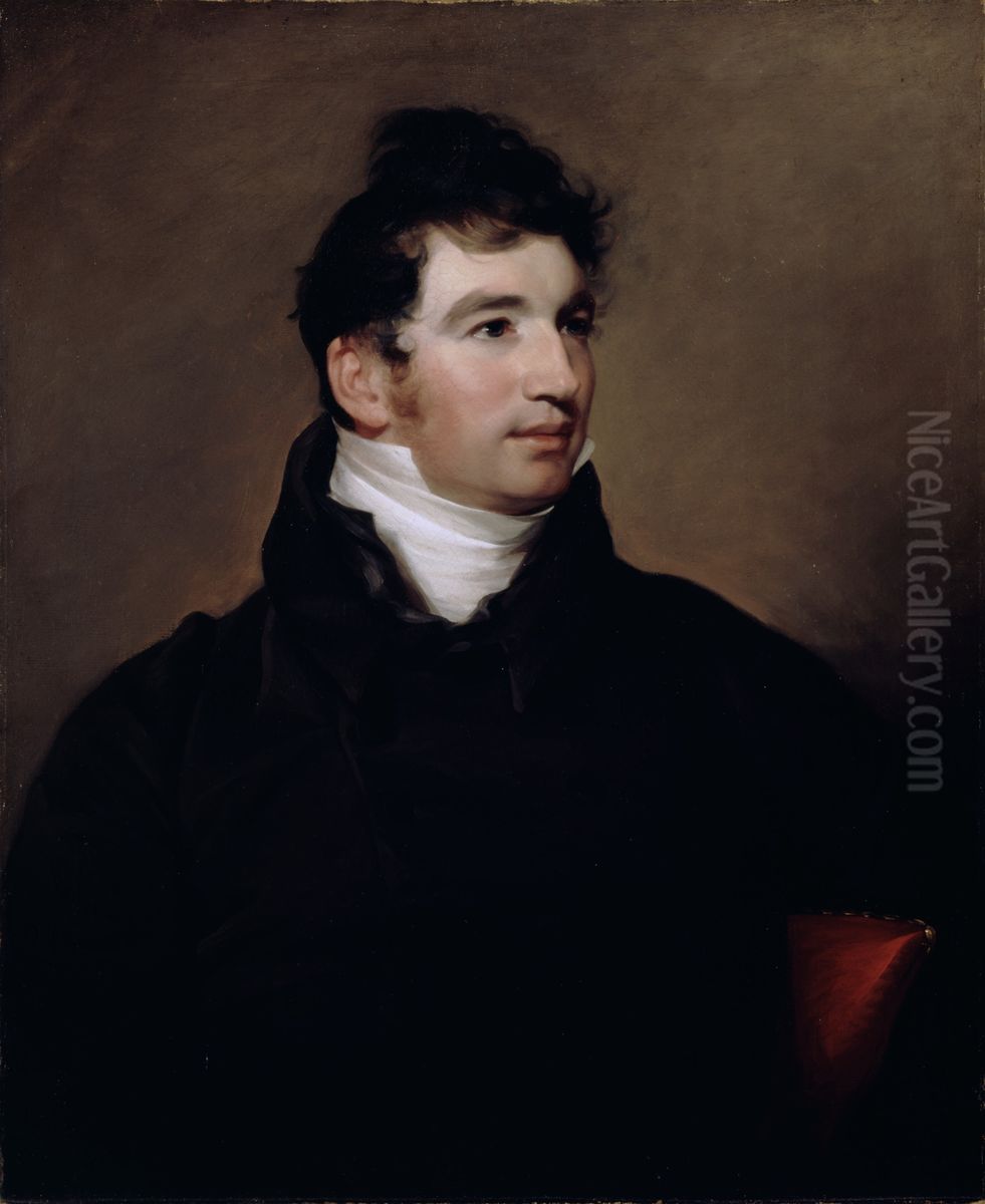 Dr. Edward Hudson Oil Painting by Thomas Sully