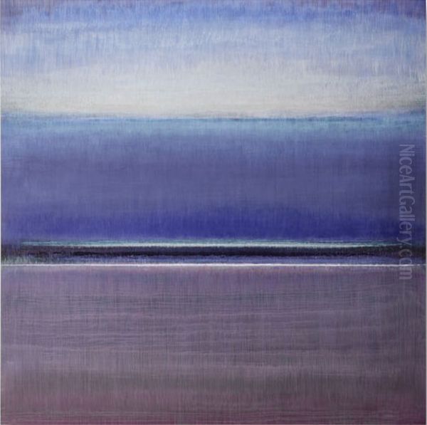 Polarnacht 4 Oil Painting by Bruno Kurz