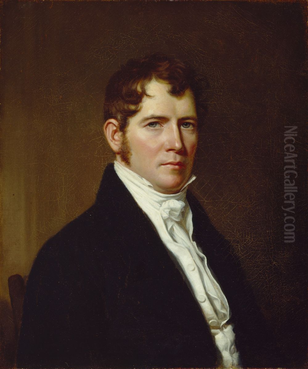 Portrait of a Man Oil Painting by John Vanderlyn