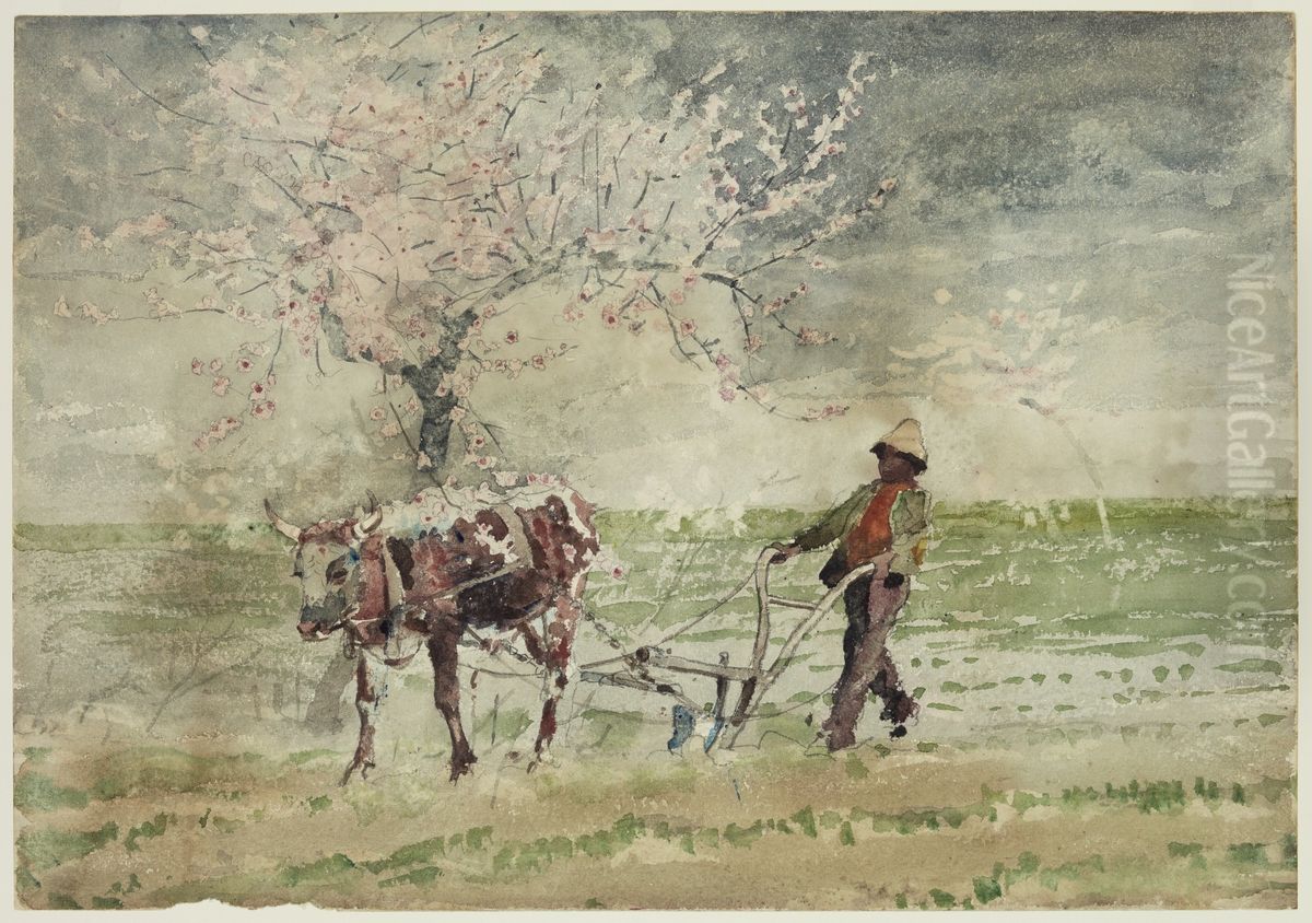 Blossom Time in Virginia Oil Painting by Winslow Homer