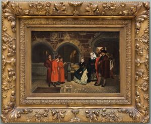 Martin Luther Singing in the Streets of Eisenach