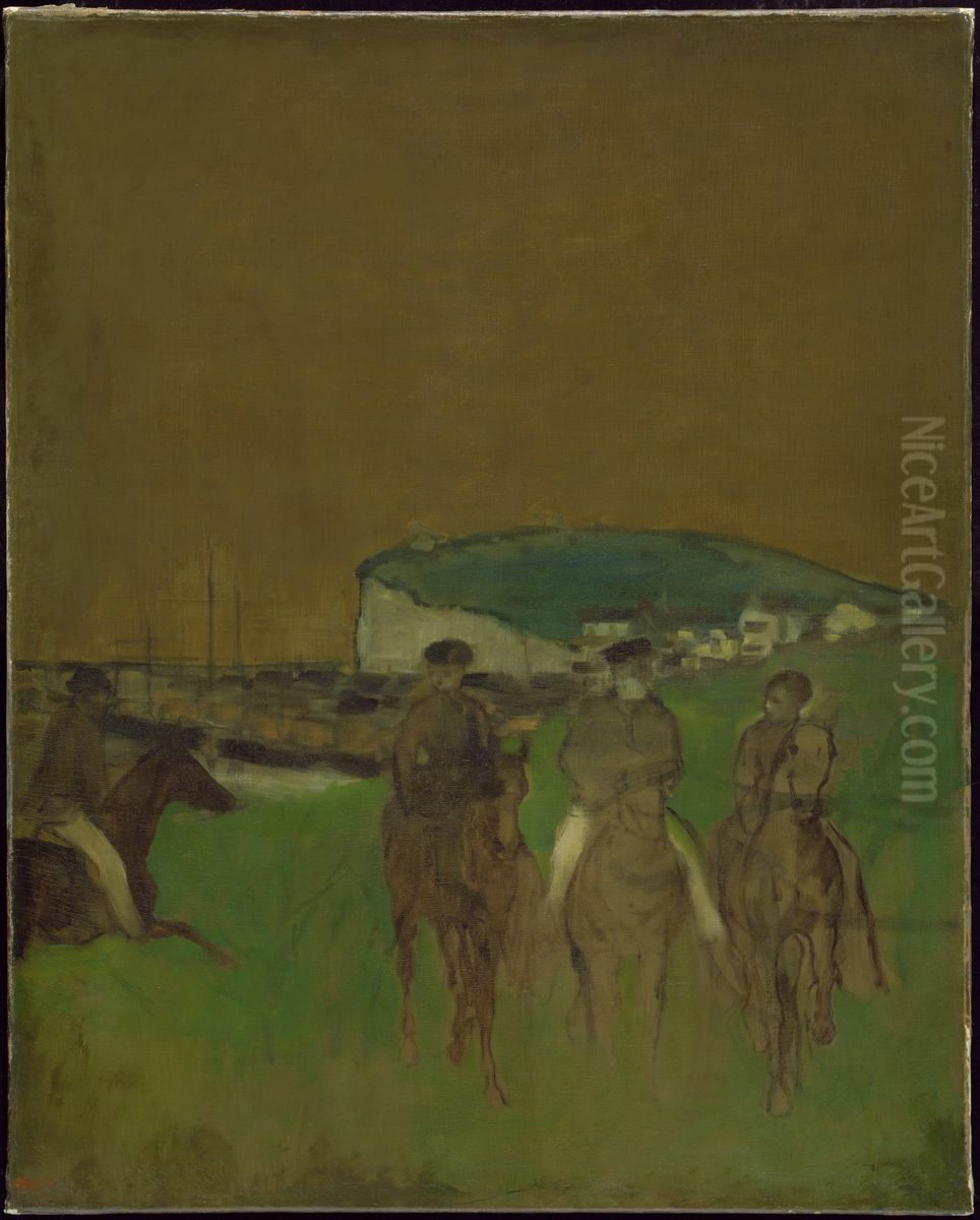 Morning Ride Oil Painting by Edgar Degas