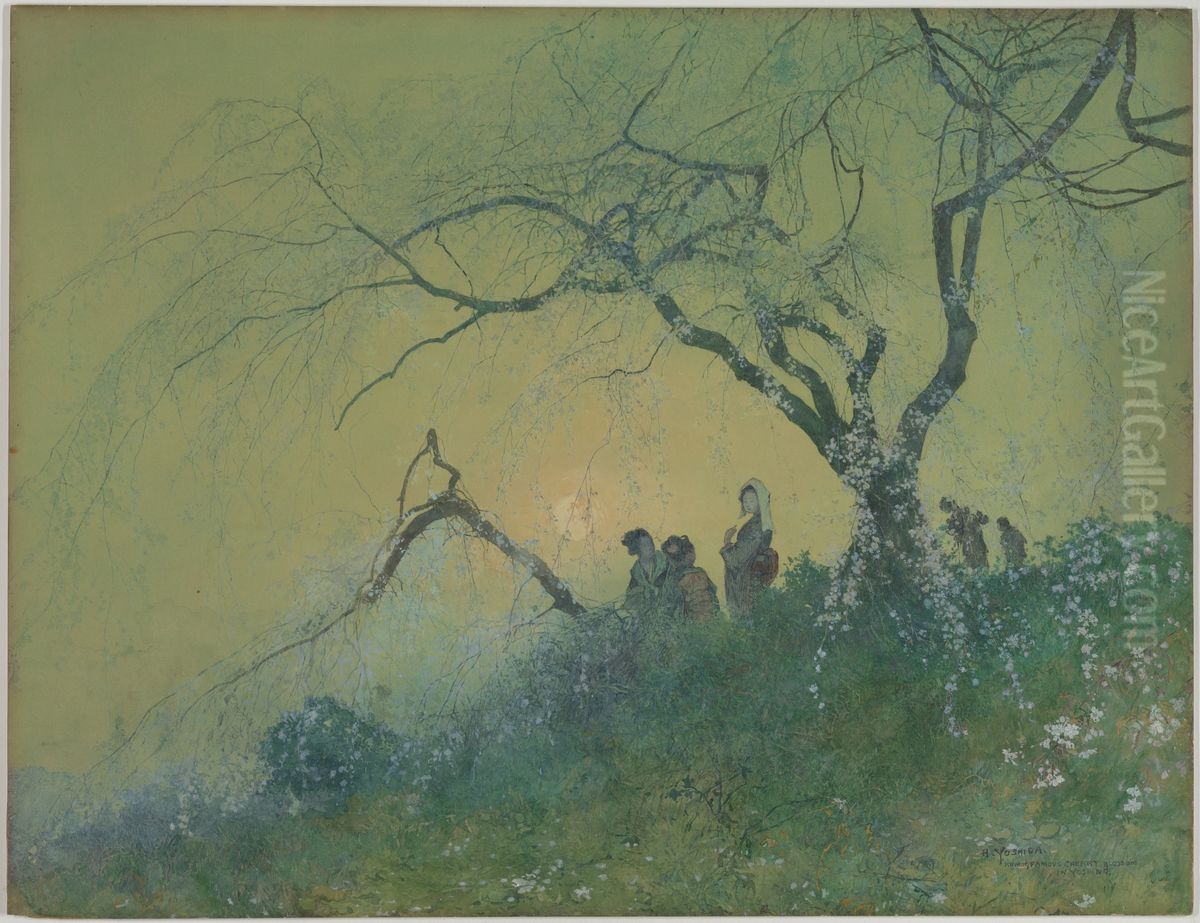 Memories of Japan Oil Painting by Hiroshi Yoshida
