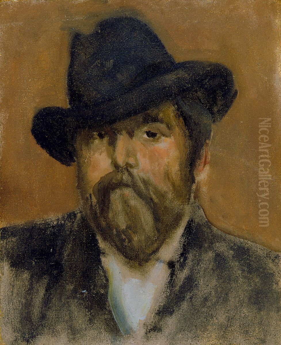 Robert Barr Oil Painting by James McNeill Whistler