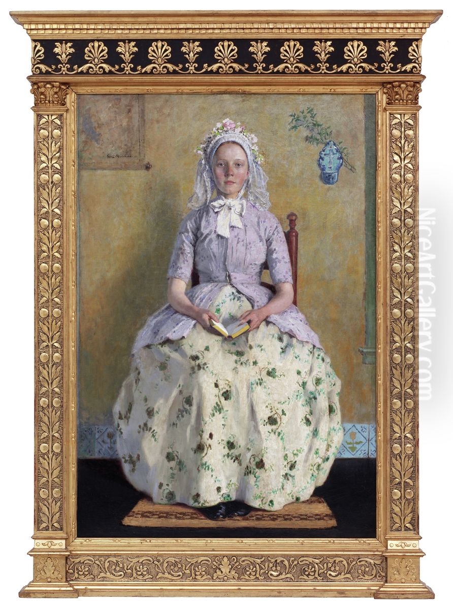 The Communicant Oil Painting by Gari Julius Melchers