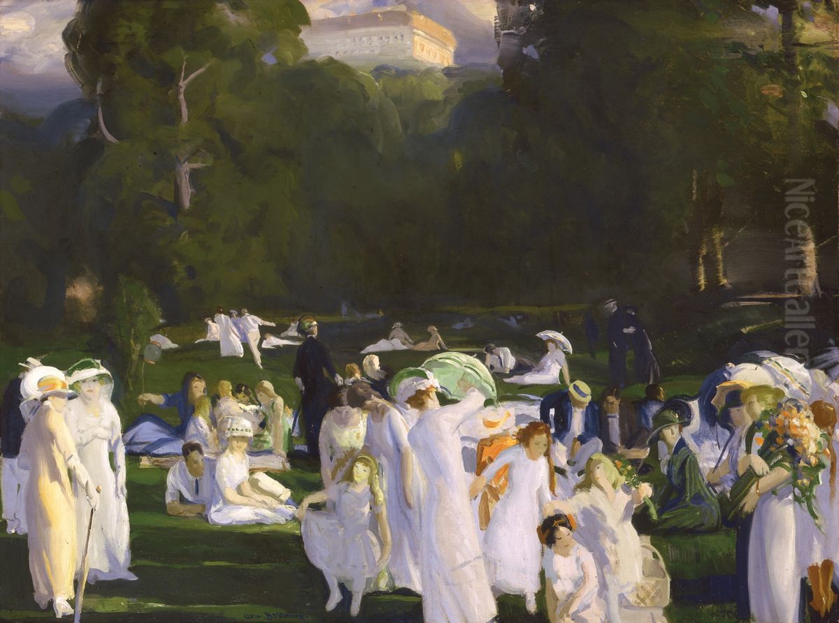 A Day in June Oil Painting by George Wesley Bellows