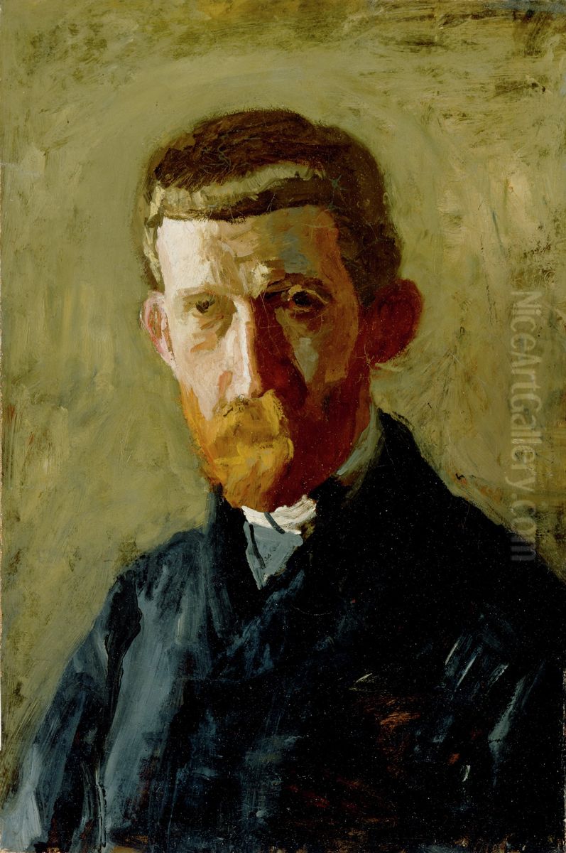 Arthur B. Frost Oil Painting by Thomas Cowperthwait Eakins