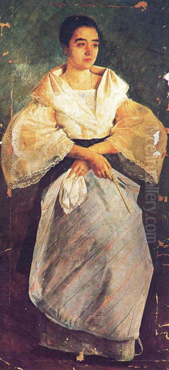 La Bulaquena Oil Painting by Juan Luna