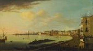The Harbour, Naples by Thomas Patch