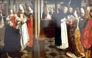 Scene from the legend of St. Dominic