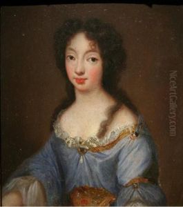 Portrait of Victoire de Baviere, dauphine of France as wife of the Grand Dauphin