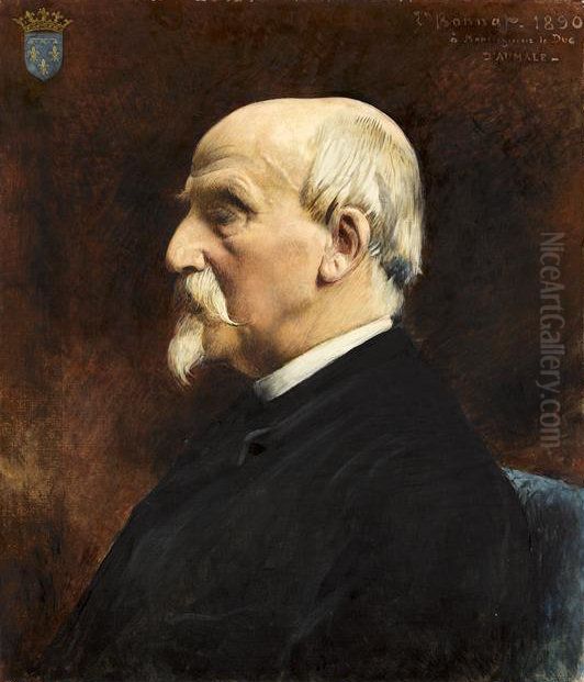 Portrait de M. le duc d'Aumale (1890) Oil Painting by Leon Bonnat