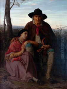 Le violoniste aveugle et sa fille