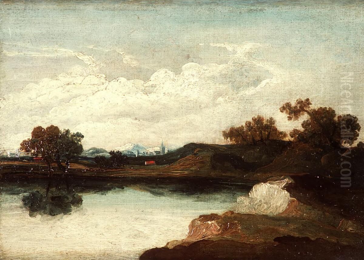 Landscape Oil Painting by Richard Wilson