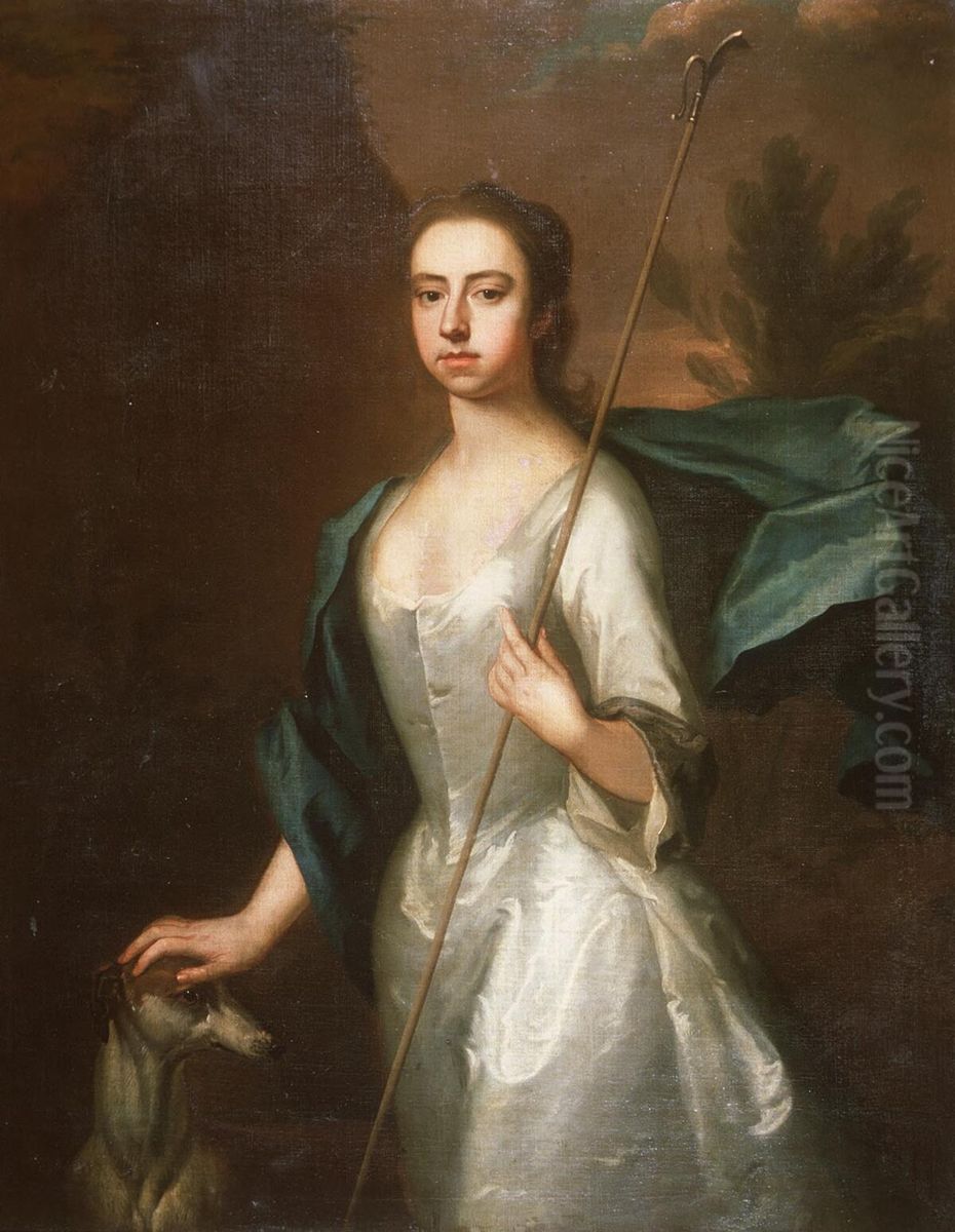 Jane Wyndham of Dunraven Oil Painting by Michael Dahl