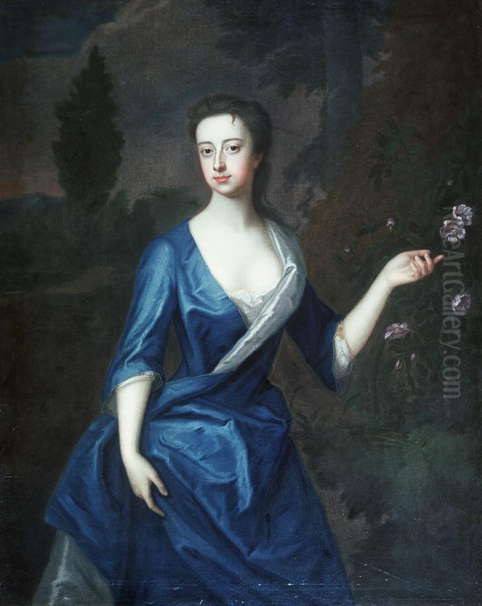 Miss Mary Middleton, Plas Newydd, Wrexham Oil Painting by Peter Lely