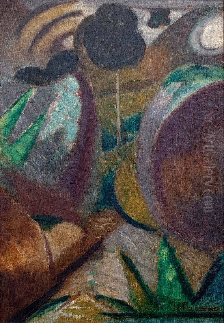 Paysage de Ploumanac'h Oil Painting by Henri Le Fauconnier
